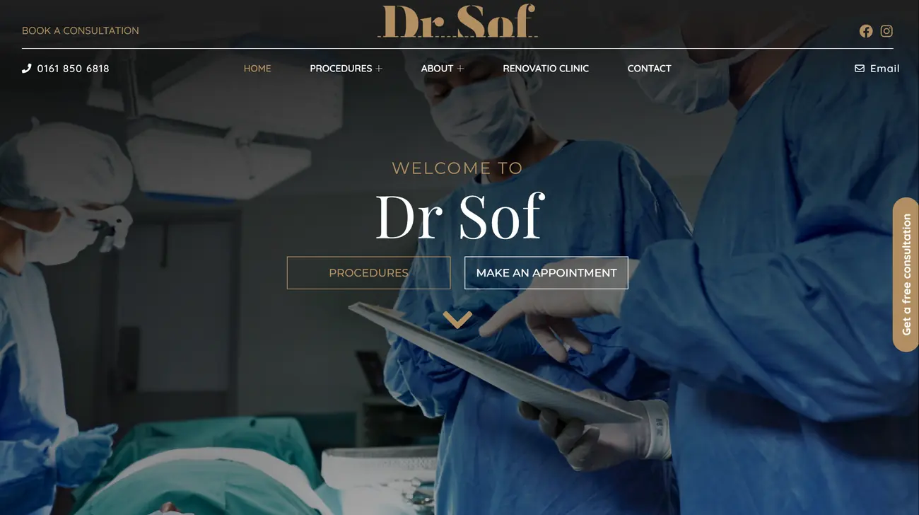 Dr Sof after the rebuild