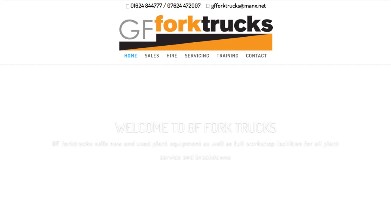 GF ForkTrucks before the rebuild