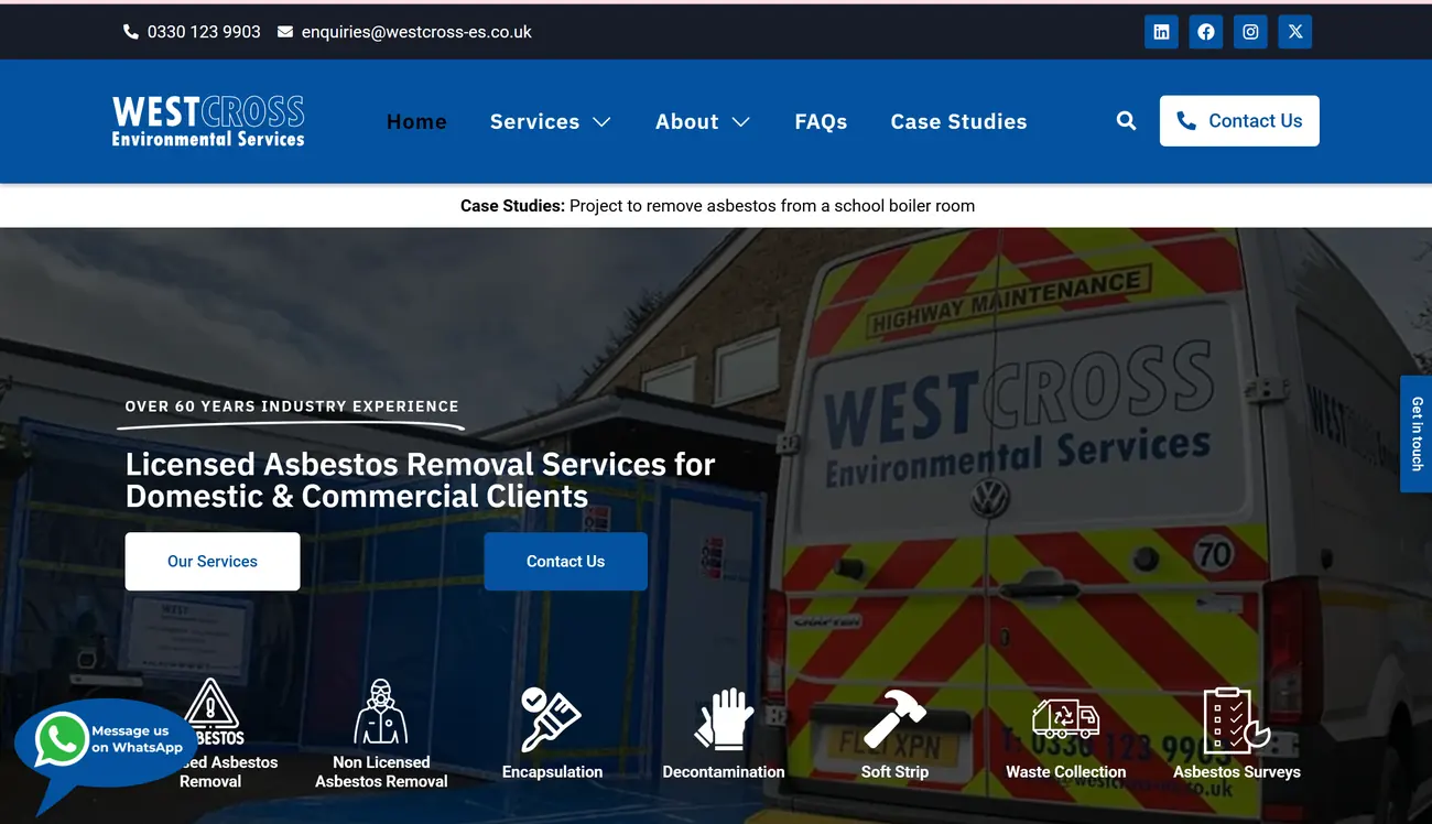 Westcross Environmental Services after the rebuild