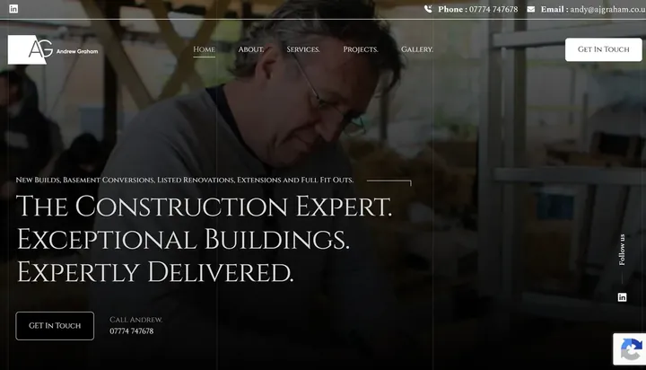 AJ Graham homepage