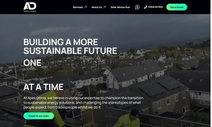 Apex Doma homepage