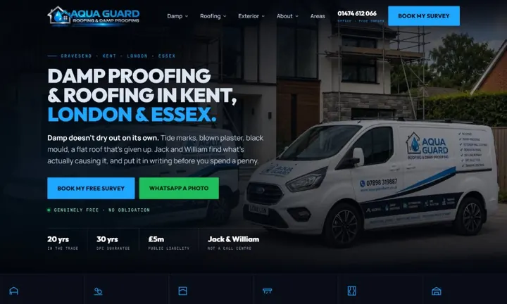 Aqua Guard homepage
