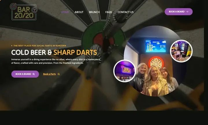 Bar 20/20 homepage
