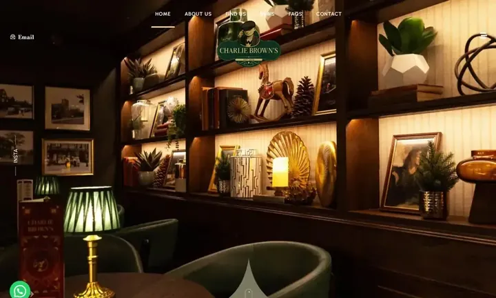 Charlie Browns Gastropubs homepage