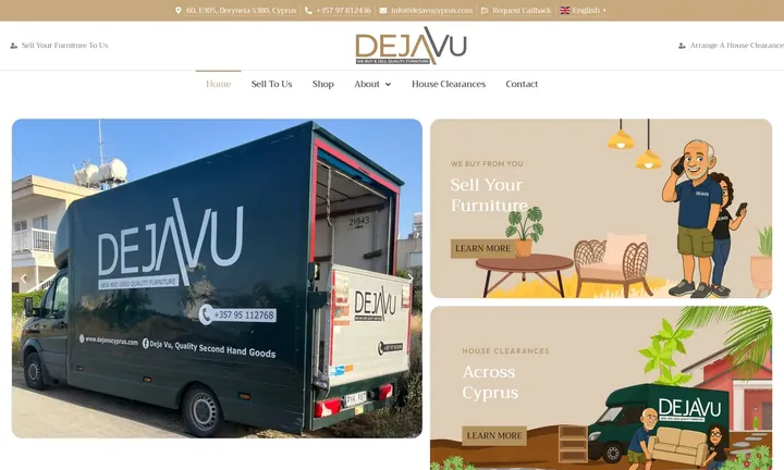 Deja Vu Cyprus homepage
