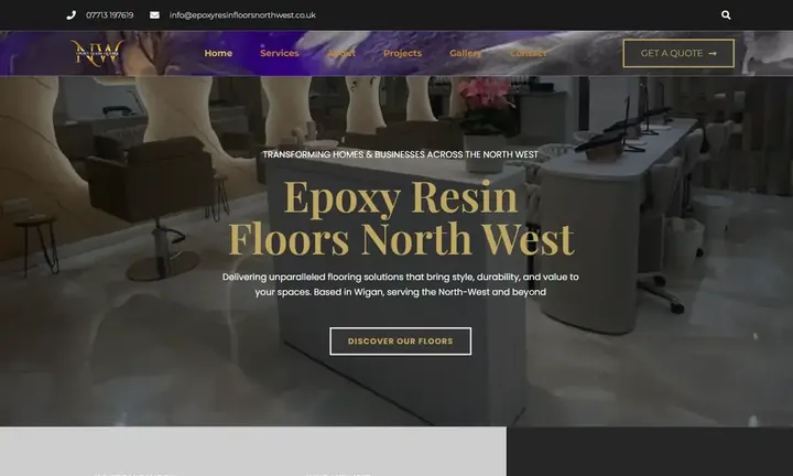 Epoxy Resin Floors North-West homepage