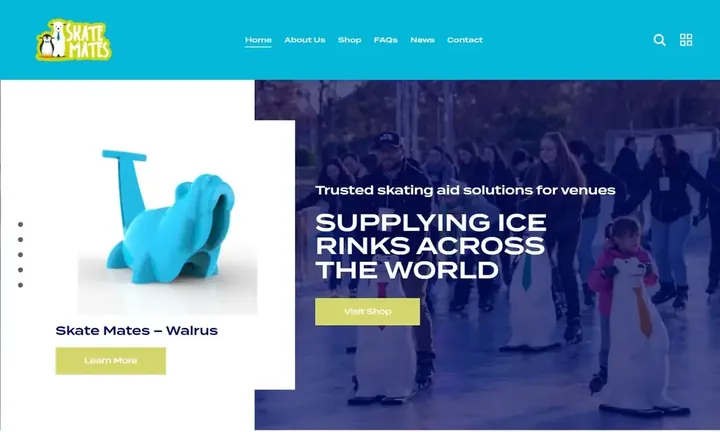 Ice Skate Aid homepage