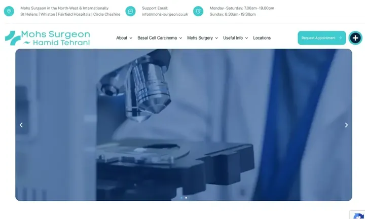 Mohs Surgeon homepage