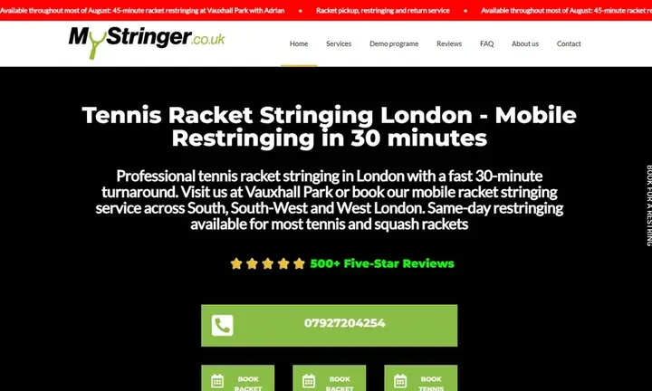My Stringer homepage