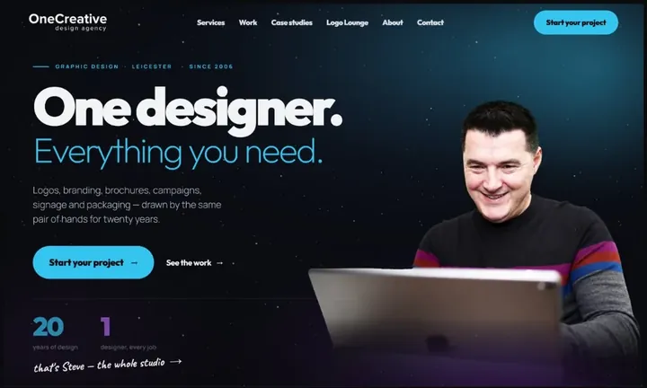 One Creative Leicester homepage