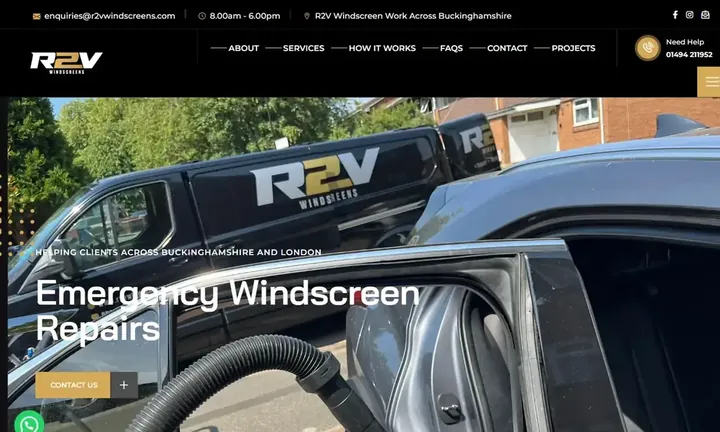 Ready2Valet homepage