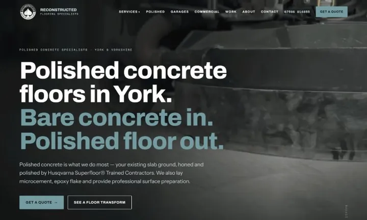 Reconstructed Flooring homepage