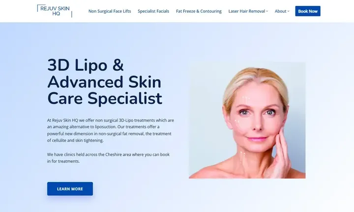 Rejuv Skin HQ homepage
