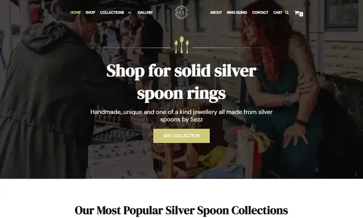 Sezz homepage