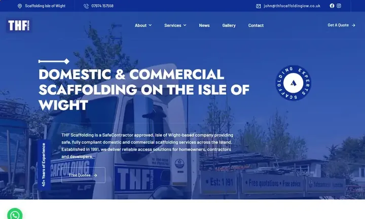 THF Scaffolding IOW homepage