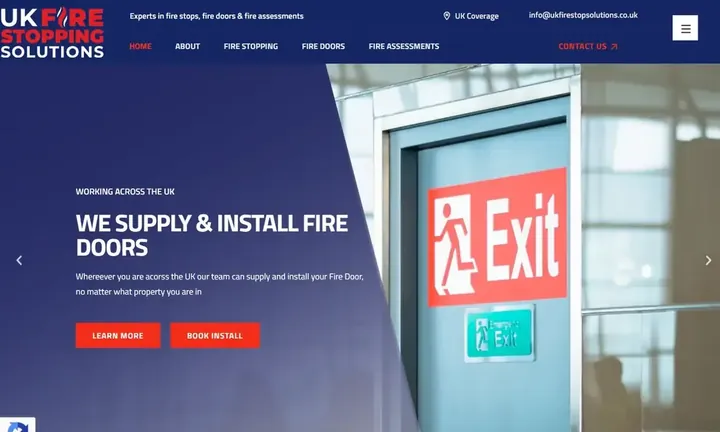 UK Firestop Solutions homepage