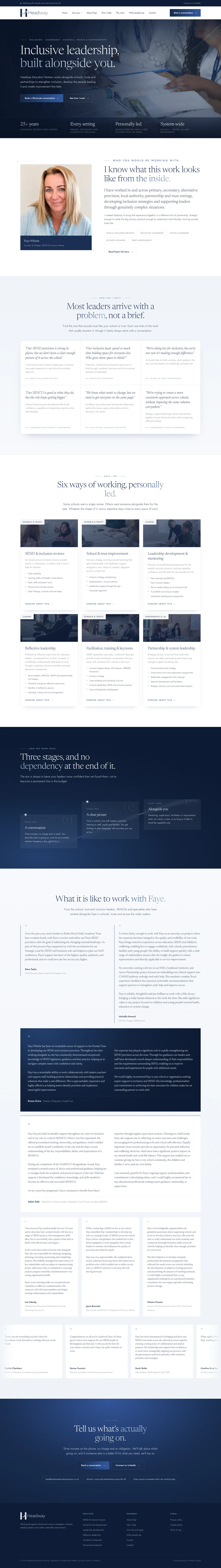 Headway Education Partners website homepage