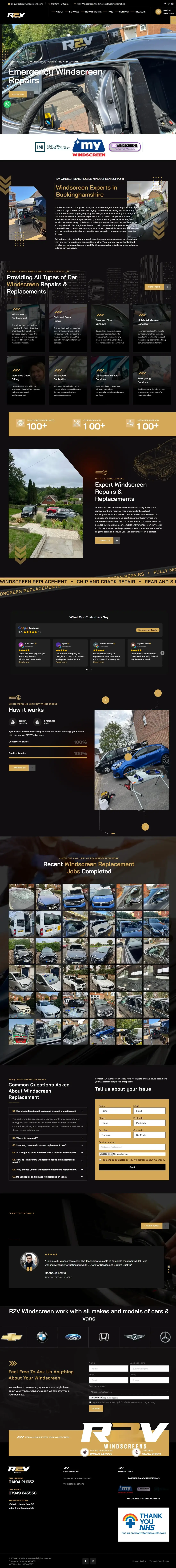 Ready2Valet website homepage