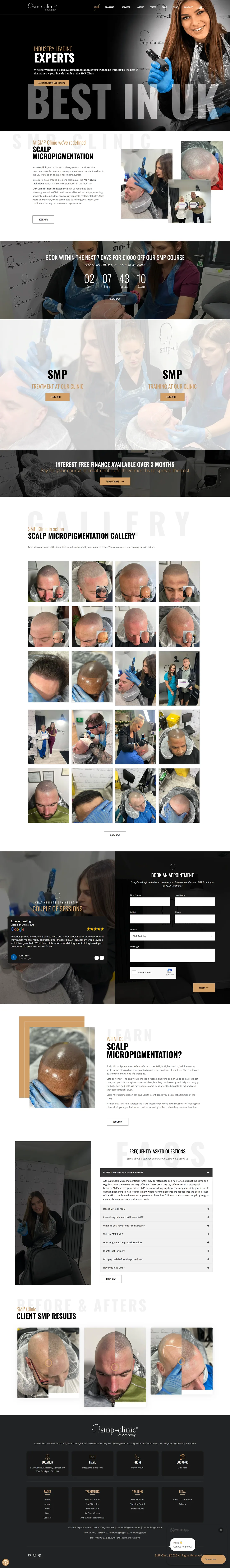 SMP Clinic homepage