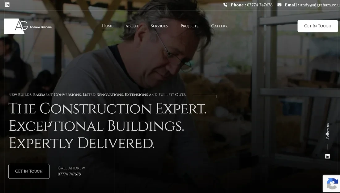 AJ Graham homepage